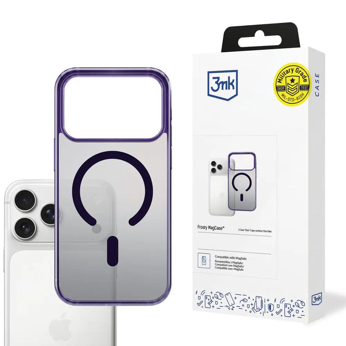 3mk Frosty MagCase for iPhone 17 Pro - Purple - *Kategoria tymczasowa<<<HurtelXML