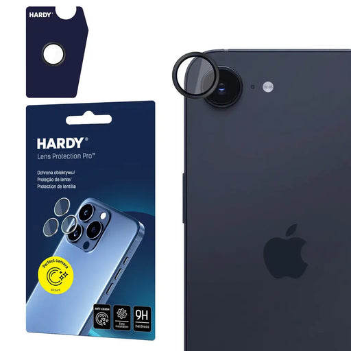 3mk HARDY Lens Protection Pro Glass for Apple iPhone 16E - Black - *Kategoria tymczasowa<<<HurtelXML