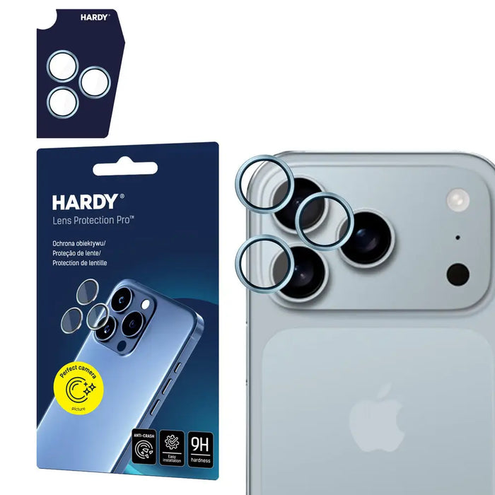 3mk HARDY Lens Protection Pro lens glass for iPhone 17 Pro / 17 Pro Max - blue - Cell phone tempered glass<<<HurtelXML