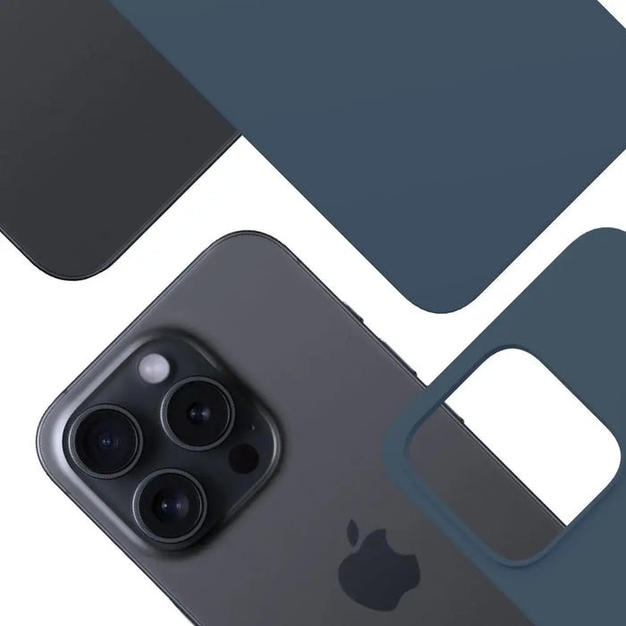 3mk Hardy MagSilicone Case for Apple iPhone 15 Pro - Navy Blue - *Kategoria tymczasowa<<<HurtelXML