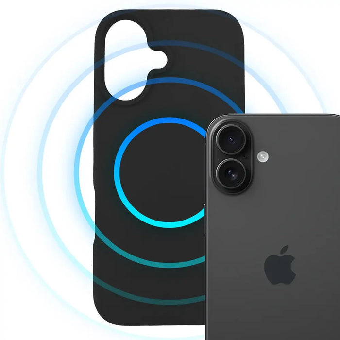 3mk Hardy MagSilicone Case for Apple iPhone 16 Plus - Black - *Kategoria tymczasowa<<<HurtelXML