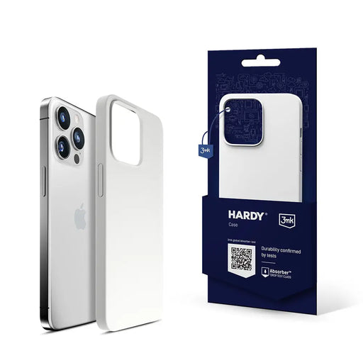 3mk Hardy Silicone MagCase for iPhone 14 Pro Max - White - *Kategoria tymczasowa<<<HurtelXML
