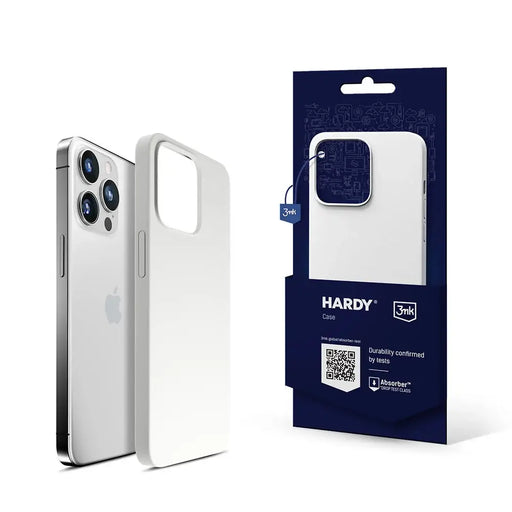 3mk Hardy Silicone MagCase for iPhone 14 Pro - White - Cell phone cases and covers<<<HurtelXML