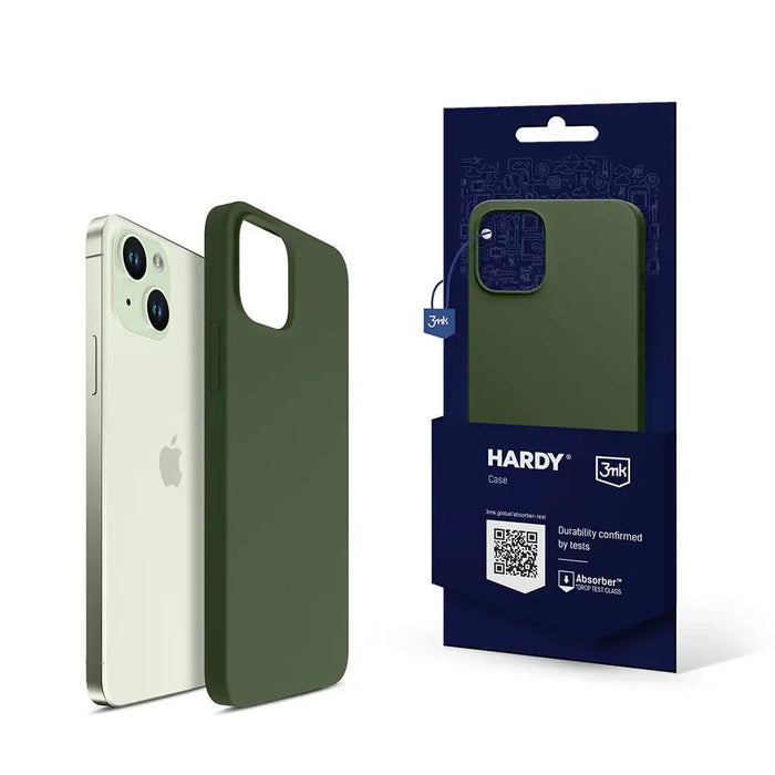 3mk Hardy Silicone MagCase for iPhone 15 Plus - green - Cell phone cases and covers<<<HurtelXML