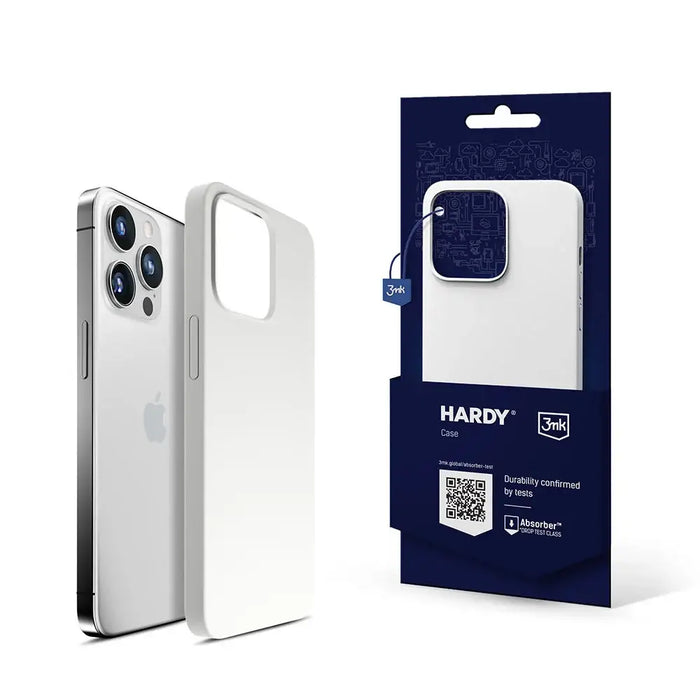 3mk Hardy Silicone MagCase for iPhone 15 Pro Max - White - Cell phone cases and covers<<<HurtelXML