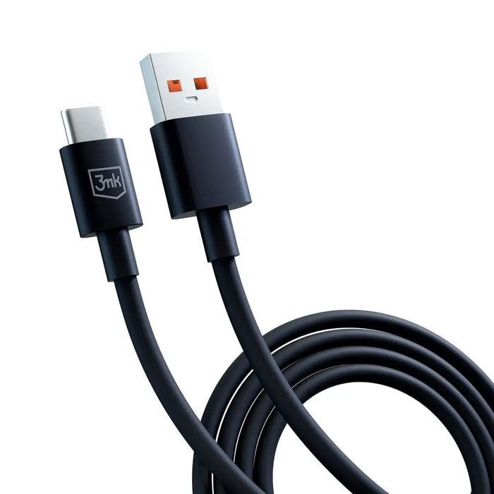 3mk Hyper Cable USB-A / USB-C 1.2m 5A - black - Cables and tapes<<<HurtelXML