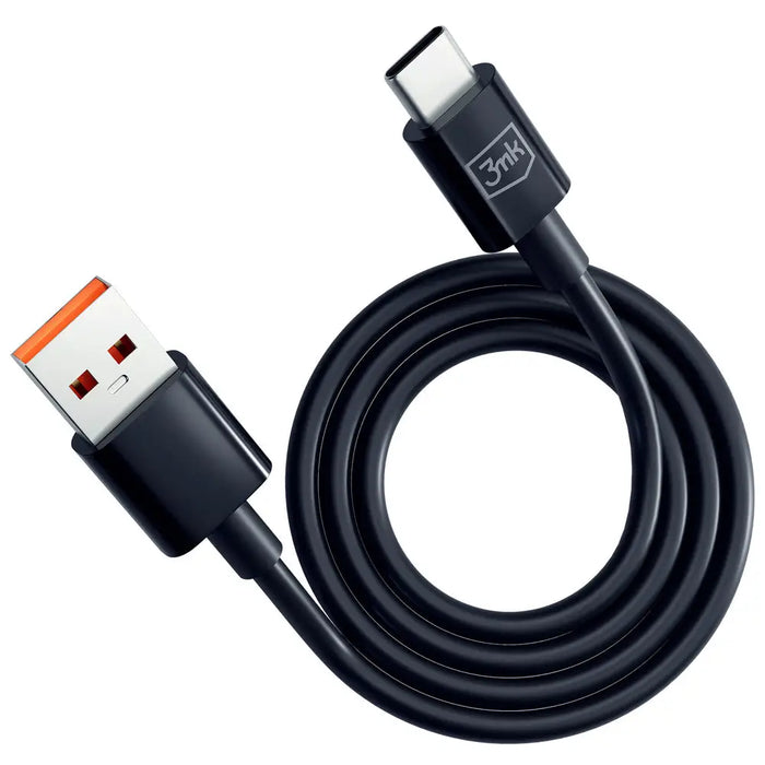 3mk Hyper Cable USB-A / USB-C 1.2m 5A - black - Cables and tapes<<<HurtelXML
