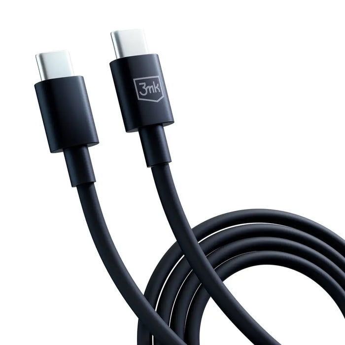 3mk Hyper Cable USB-C / USB-C 100W 1.2m - Black - *Kategoria tymczasowa<<<HurtelXML