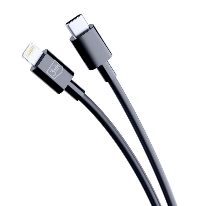 3mk Hyper Cable USB-C / Lightning 20W 1.2m - black - *Kategoria tymczasowa<<<HurtelXML