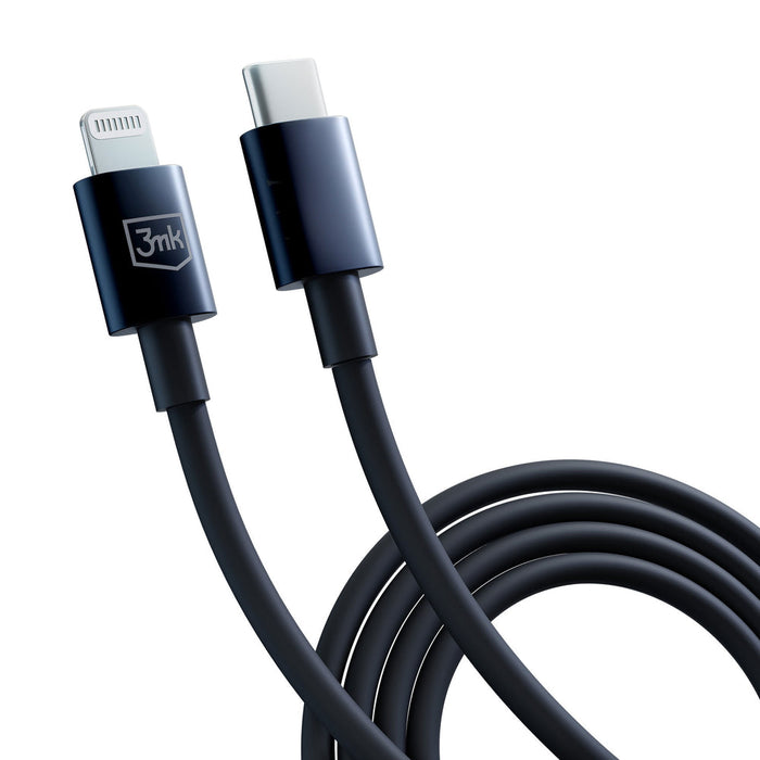 3mk Hyper Cable USB-C / Lightning 20W 1.2m - black - *Kategoria tymczasowa<<<HurtelXML