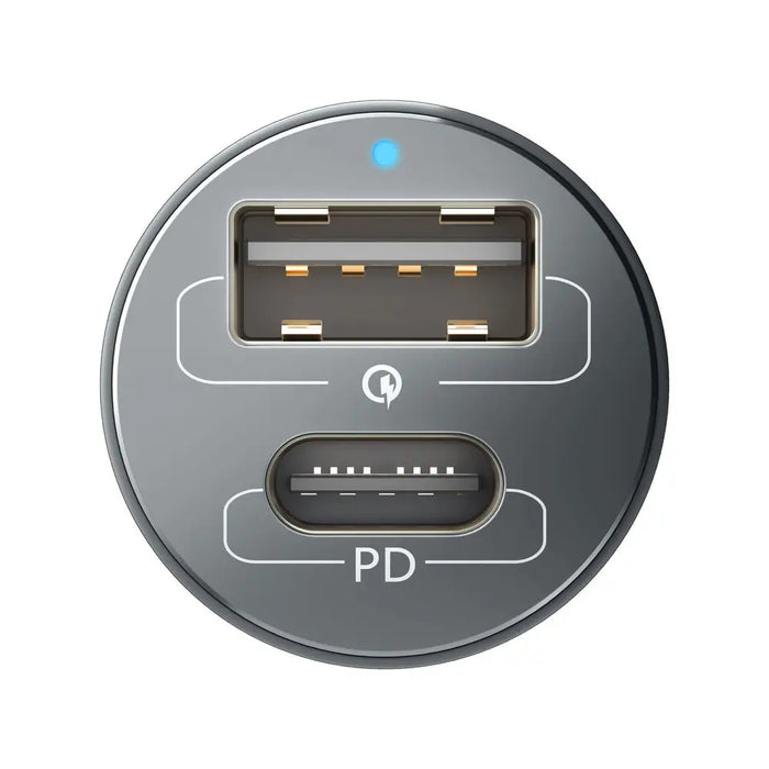 3mk Hyper Car Charger USB-C USB-A 100W - silver - *Kategoria tymczasowa<<<HurtelXML