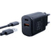 3mk Hyper Charger 20W USB-C USB-A wall charger - black - Cell phone USB charger<<<HurtelXML