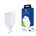3mk Hyper Charger PD 45W QC4+ PPS 2C Super-Fast Charge 2.0 Wall Charger - White - *Kategoria tymczasowa<<<HurtelXML