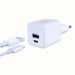 3mk Hyper GaN Charger 20W QC4+ PD PPS USB-C USB-A Wall Charger - White - *Kategoria tymczasowa<<<HurtelXML
