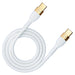 3mk Hyper Silicone Cable USB-C / USB-C 100W 2m - white - *Kategoria tymczasowa<<<HurtelXML