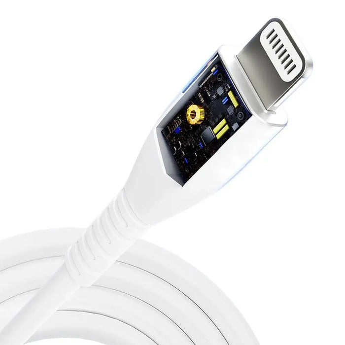 3mk Hyper USB-A Lightning cable 1.2m 5V/2.1A 12W - white - Cables and tapes<<<HurtelXML