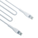 3MK HyperSilicone Cable USB-C / USB-C white cable 1m 60W 3A - Cell phone tempered glass<<<HurtelXML