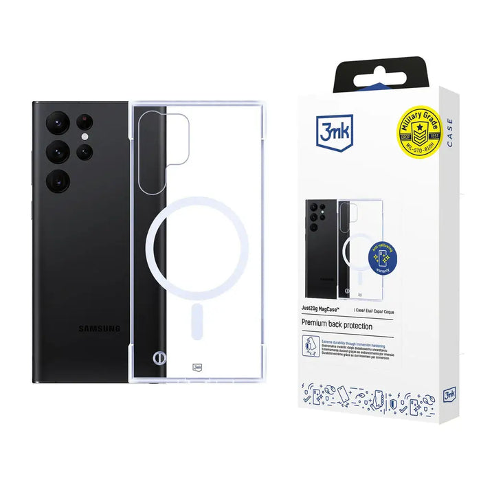 3mk Just20g MagCase for Samsung Galaxy S23 Ultra - Transparent - *Kategoria tymczasowa<<<HurtelXML