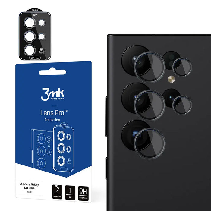 3mk Lens Protection Pro Camera Cover for Samsung Galaxy S24 Ultra - Black - *Kategoria tymczasowa<<<HurtelXML