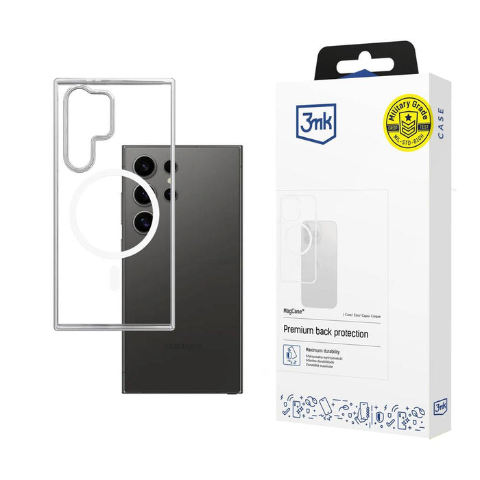 3mk MagCase case with magnetic module for Samsung Galaxy S24 Ultra - transparent - *Kategoria tymczasowa<<<HurtelXML