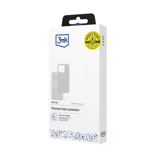 3mk Matt Case for Motorola Moto Edge 60 / 60 Fusion - Matte Black - *Kategoria tymczasowa<<<HurtelXML