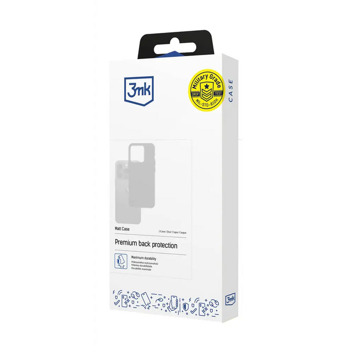 3mk Matt Case for Motorola Moto G75 - Black - *Kategoria tymczasowa<<<HurtelXML