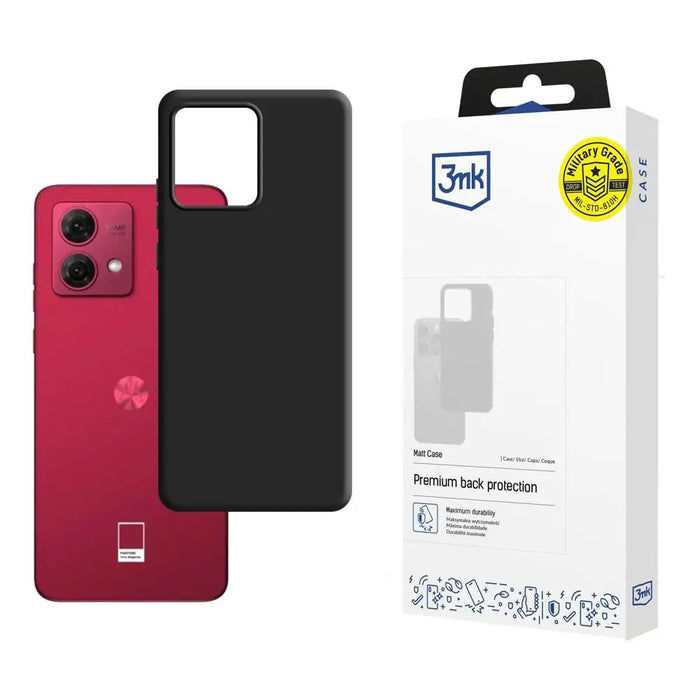 3mk Matt Case for Motorola Moto G84 5G - black - *Kategoria tymczasowa<<<HurtelXML