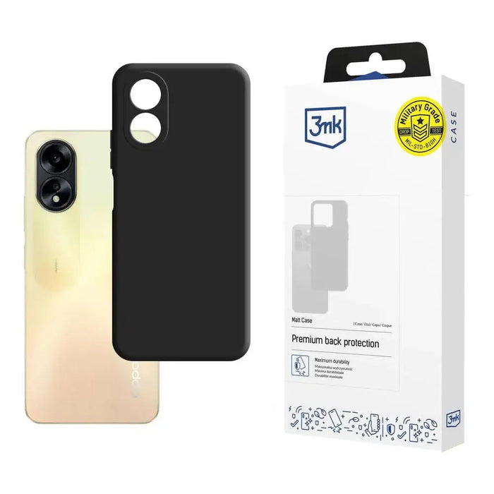 3mk Matt Case for Oppo A38 - black - Cell phone cases and covers<<<HurtelXML
