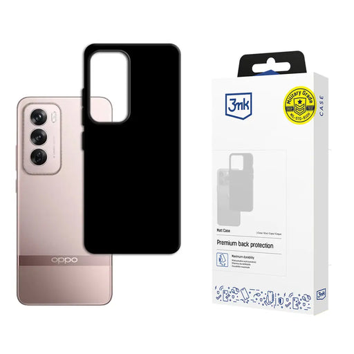 3mk Matt Case for Oppo Reno 12 Pro - Black - *Kategoria tymczasowa<<<HurtelXML
