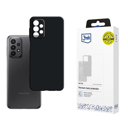 3mk Matt Case for Samsung Galaxy A23 / A23 5G - black - *Kategoria tymczasowa<<<HurtelXML