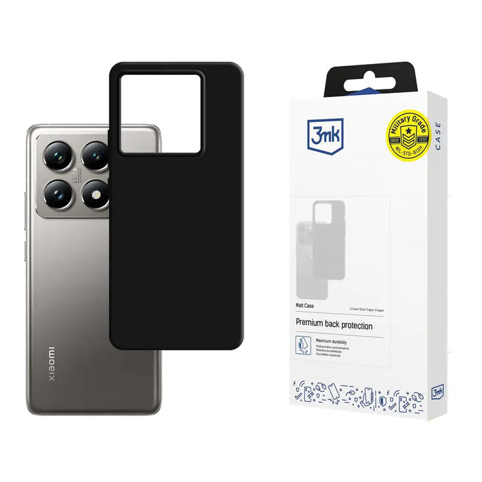 3mk Matt Case for Xiaomi 14T Pro - black - *Kategoria tymczasowa<<<HurtelXML