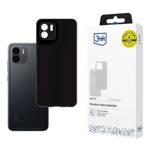 3mk Matt Case for Xiaomi Redmi A1 / Xiaomi Redmi A1+ - black - Cell phone cases and covers<<<HurtelXML