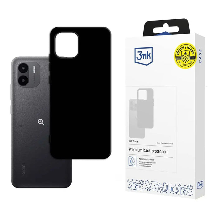 3mk Matt Case for Xiaomi Redmi A2 - Black - *Kategoria tymczasowa<<<HurtelXML