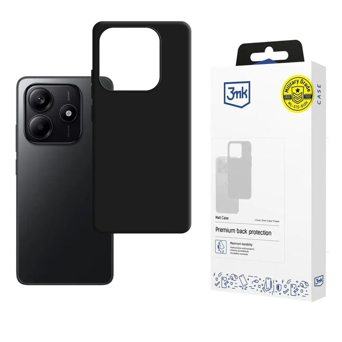 3mk Matt Case for Xiaomi Redmi Note 14 4G - matt black - *Kategoria tymczasowa<<<HurtelXML