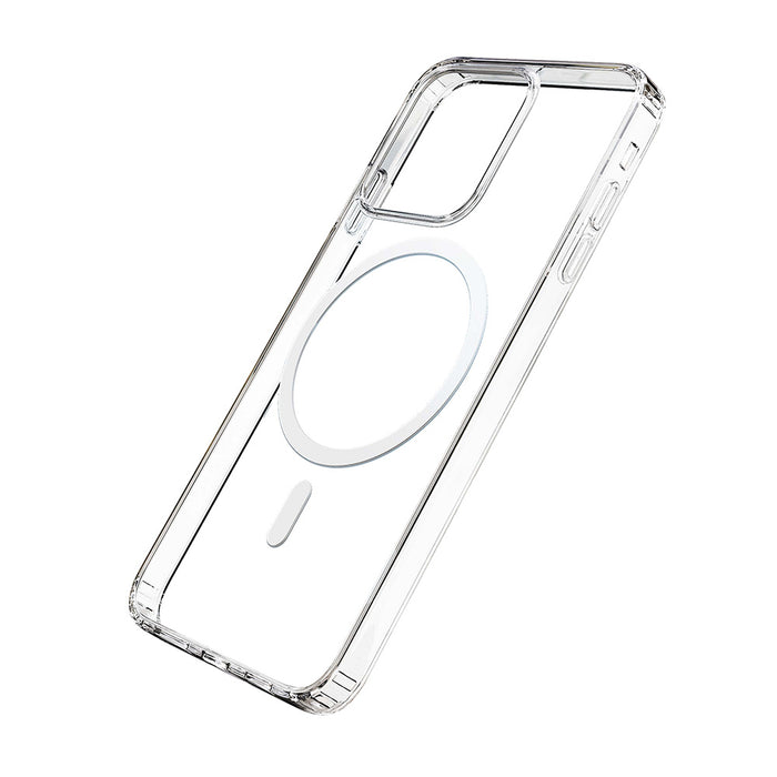 Case for iPhone 14 Plus compatible with MagSafe from the 3mk MagCase series - transparent