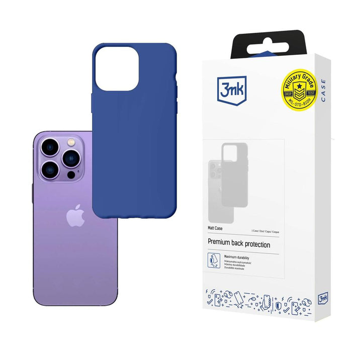 3mk Matt Case for iPhone 14 Pro - Blue