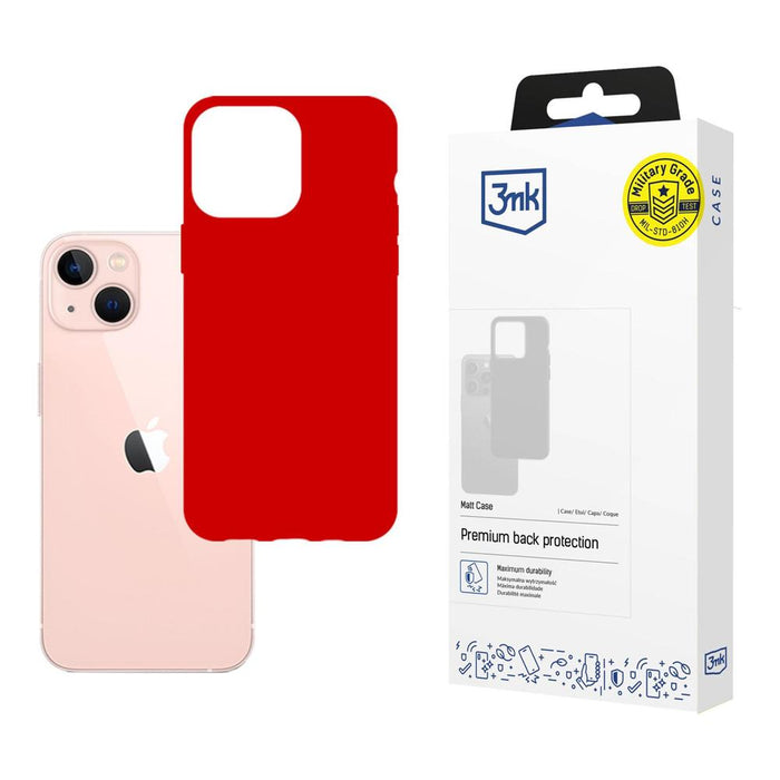 Case for iPhone 14 Plus from the 3mk Matt Case series - red