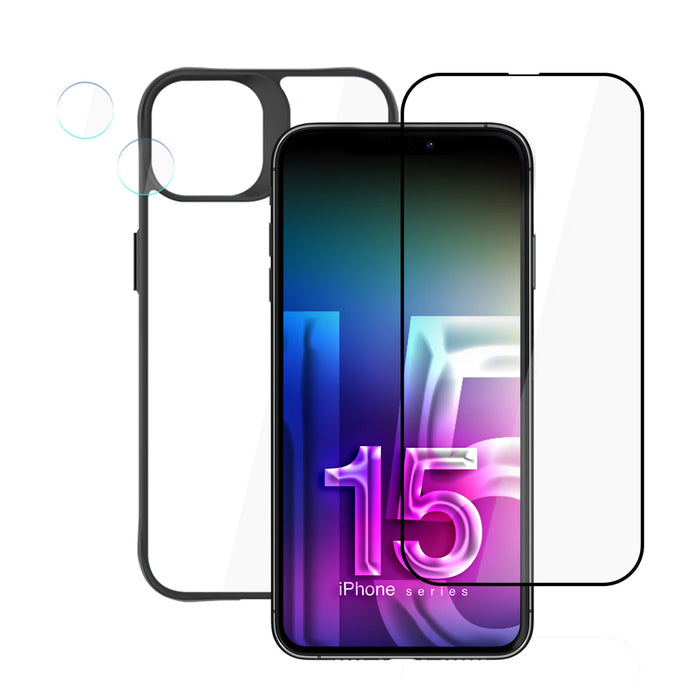 Apple iPhone 15 - 3mk Comfort Set 4 in 1
