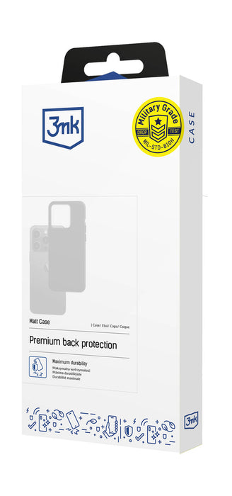 3mk Matt Case for Oppo A58 4G - black