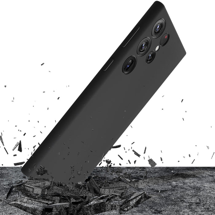 3mk Silicone Case for Samsung Galaxy S24 Ultra - black