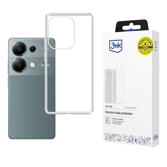 3mk Clear Case for Xiaomi Redmi Note 13 Pro 4G - transparent