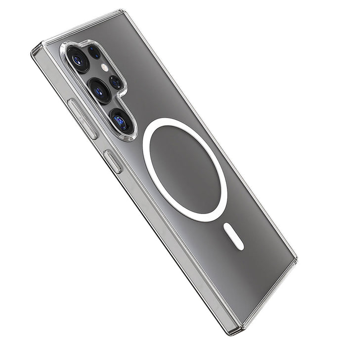 3mk MagCase case with magnetic module for Samsung Galaxy S24 Ultra - transparent