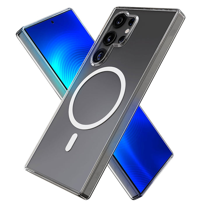 3mk MagCase case with magnetic module for Samsung Galaxy S24 Ultra - transparent