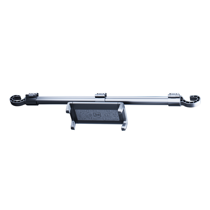 3mk Double Headrest Holder for a car for a tablet or phone on the headrests - black