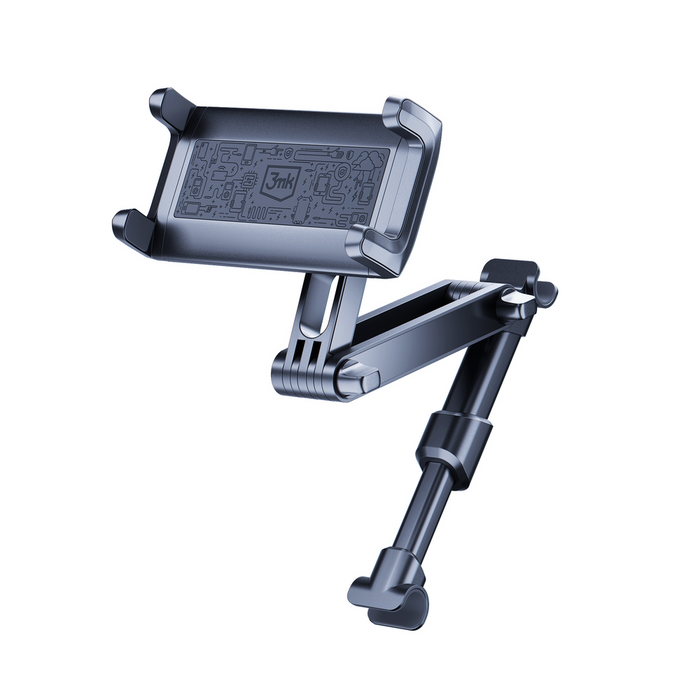 3mk Single Headrest Car phone holder for a single headrest - black