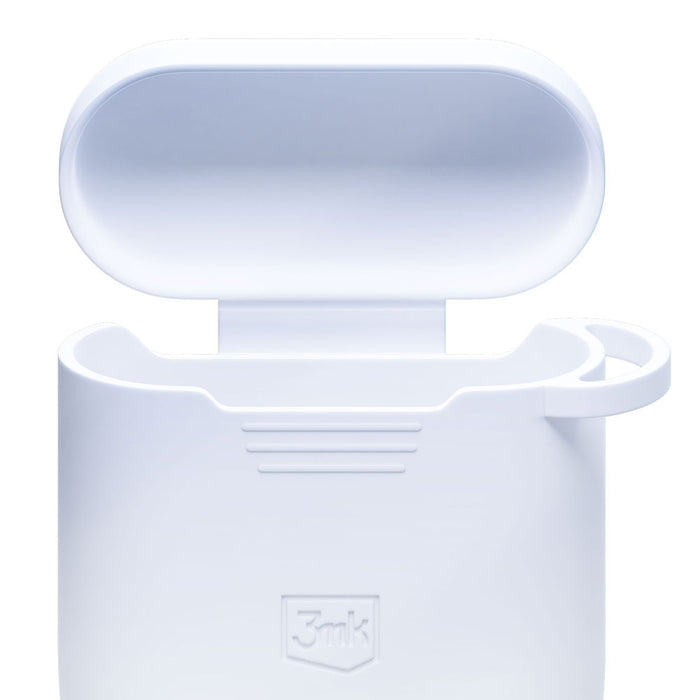 3mk Silicon AirPods Case for AirPods 2 - white
