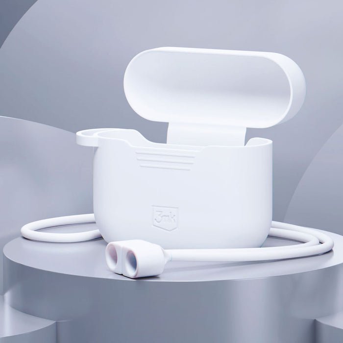3mk Silicon AirPods Case for AirPods Pro / AirPods Pro 2 - white