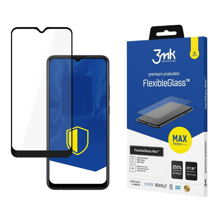 3mk FlexibleGlass Max™ hybrid glass on Oppo A15