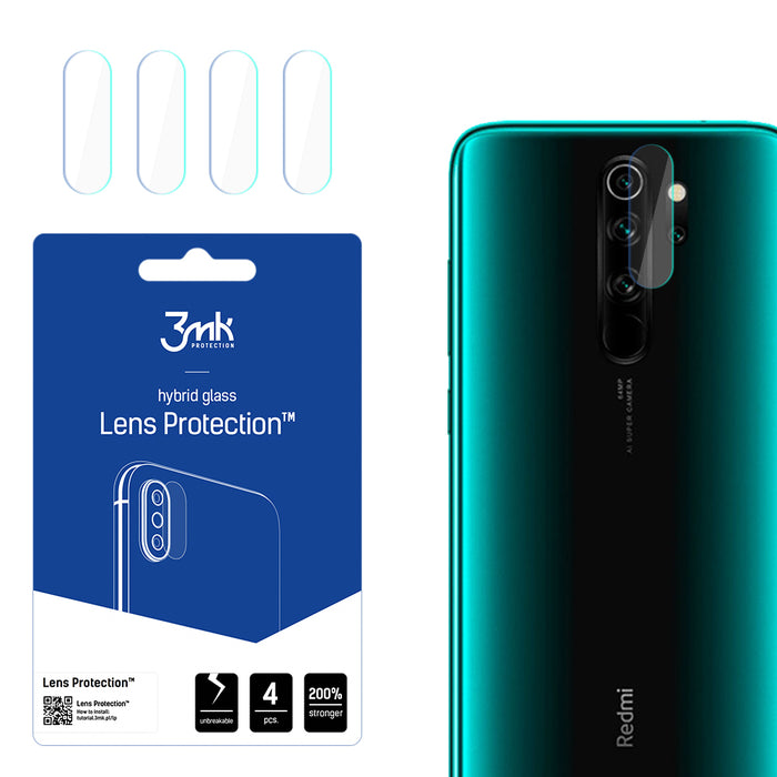 3mk Lens Protection Hybrid Camera Lens Glass for Xiaomi Redmi Note 8 Pro