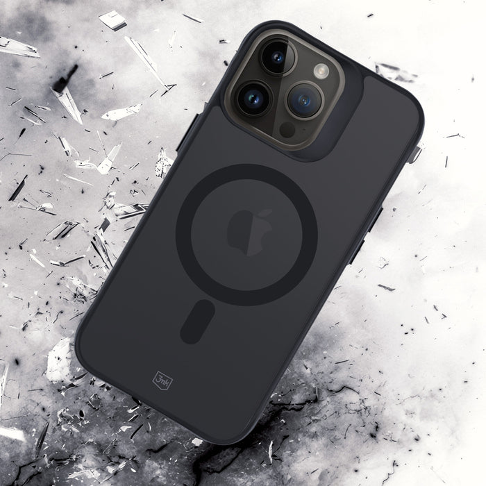 3mk Smoke MagCase with MagSafe for iPhone 15 Pro Max - Semi-Transparent